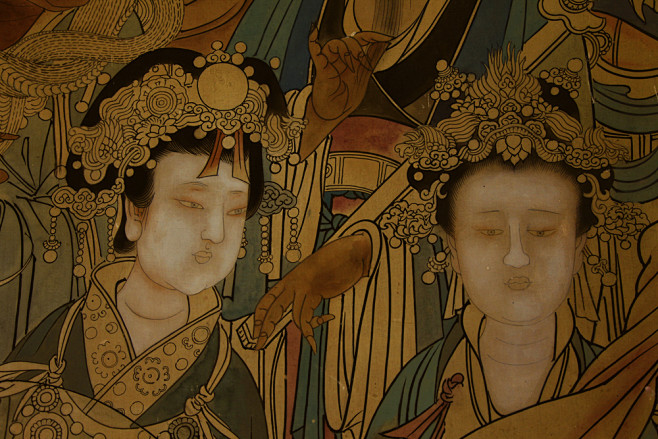 中国大同善化寺壁画重光