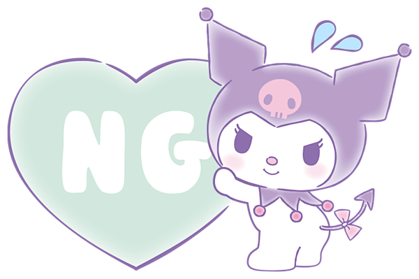 库洛米免扣贴纸