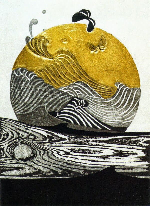 reikaiwami宇宙洪荒之美日本艺术家reikaiwami木版画作品