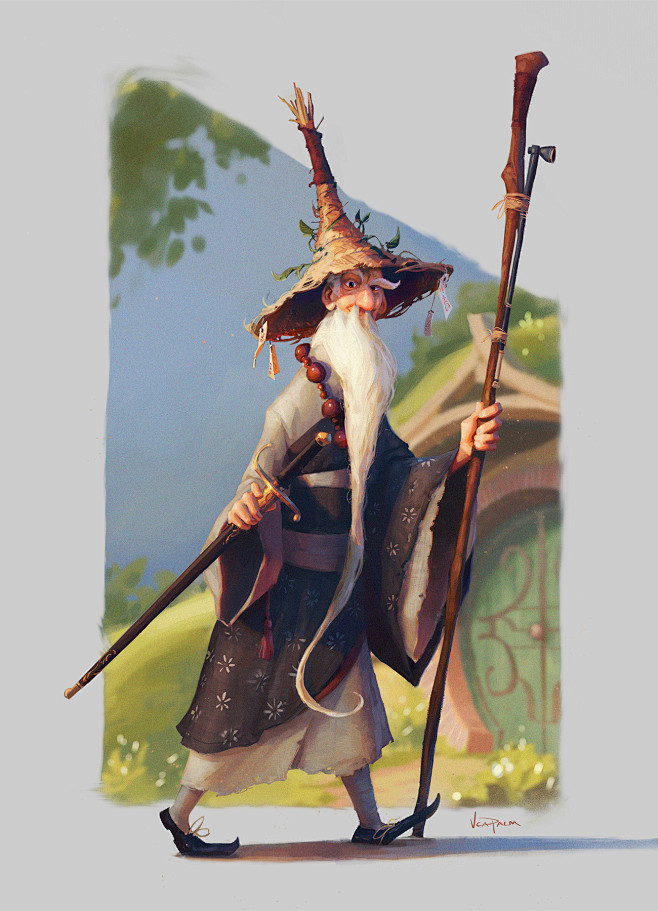 thehobbitgamecharactergandalfvanessapalmerateamdrivenpr