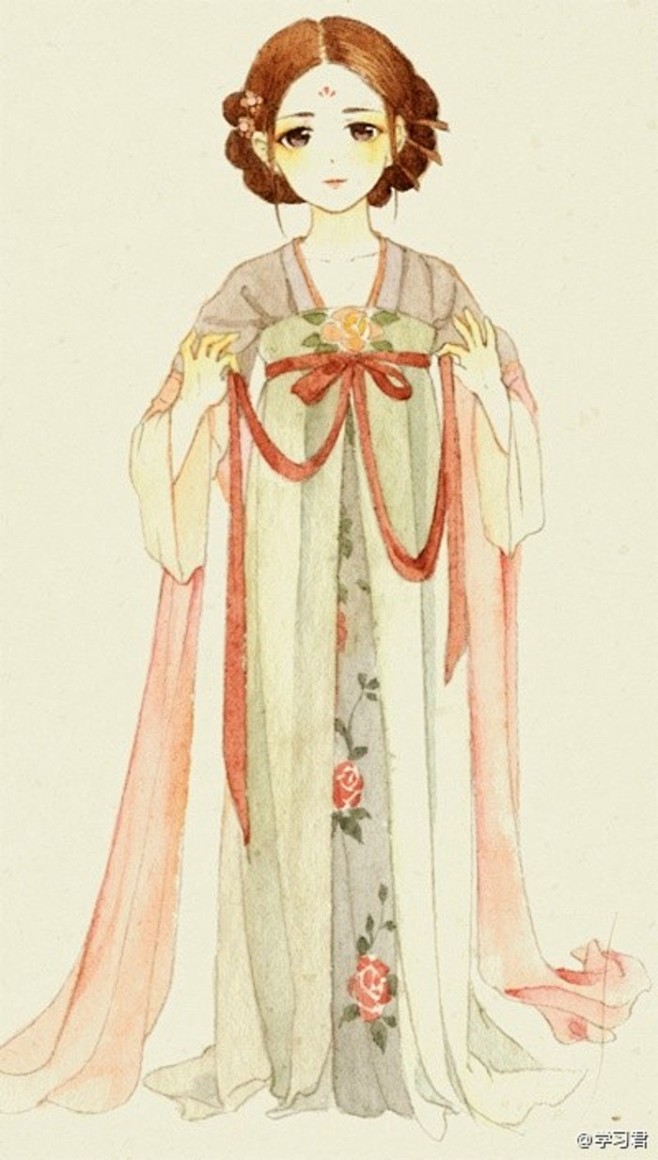 古代女子服装隋唐服饰唐代襦裙隋唐服装古代女子裙子隋唐五代的服装