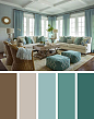 最好的客厅配色方案，使您的房间看起来专业为您设计的廉价和简单。 _【色谱】图片色块_T201941 #率叶插件，让花瓣网更好用_http://jiuxihuan.net/lvye/#