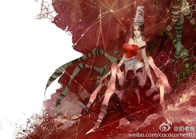 画江湖之不良人╯ω╰小白蜘蛛画完了霸王兔cony