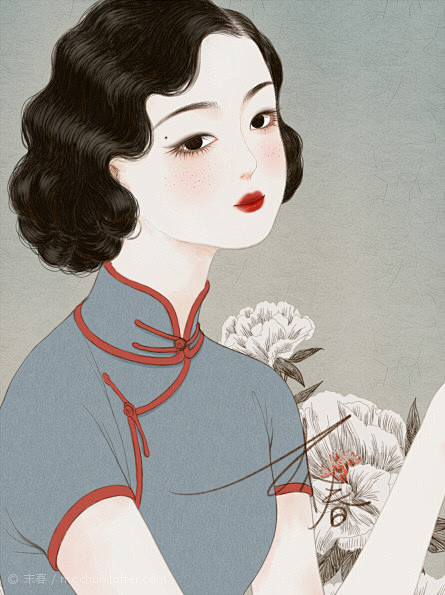 杭州插画师潘春淑末春的作品欣赏