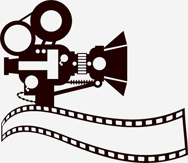 放映胶片电影器材图标高清素材怀旧旧电影旧电影器材电影电影器材电影