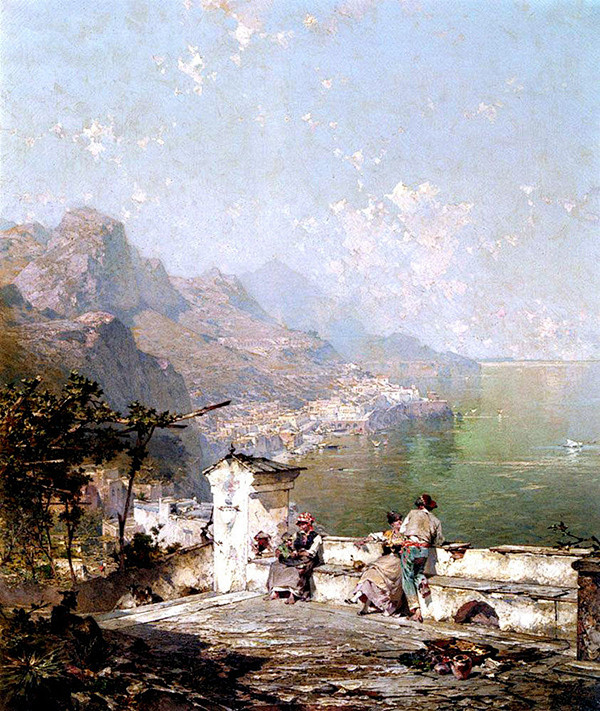 欧洲风景油画作品欣赏
