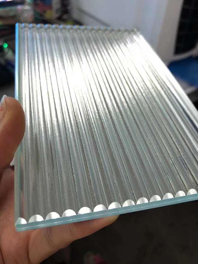 定制艺术玻璃超白长虹玻璃海棠花水纹钻石瓦楞双方格压花钢化玻璃淘宝