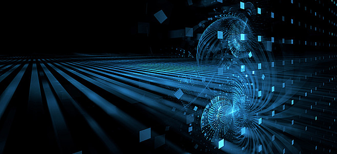 科技感,科幻,渐变发光背景,曲线,商务,.