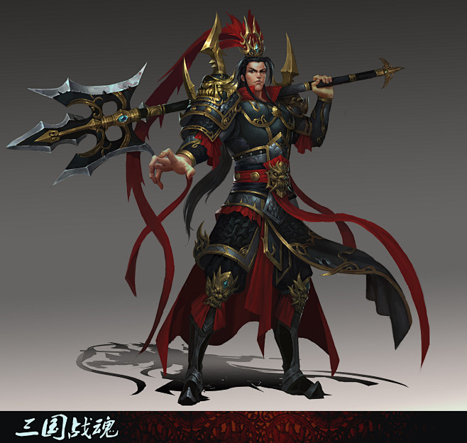 三国战魂宣传吕布jpg