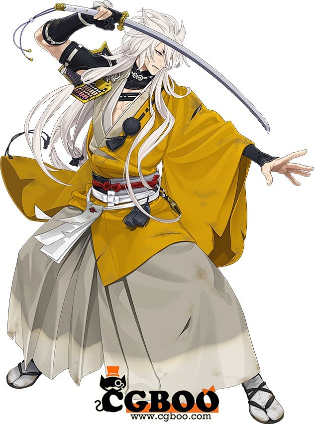 新提醒刀剑乱舞日韩男生帅气posspng格式全身像原画资源cg帮美术资源