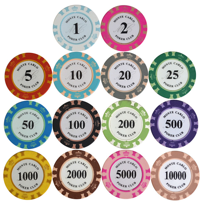 高档筹码币百家乐德州扑克斗地主三公牛牛十三水炸金花麻将筹码牌淘宝