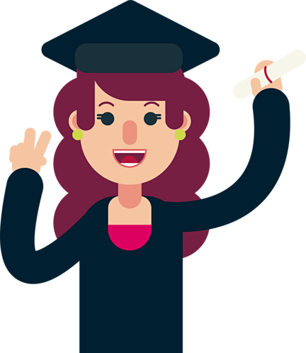 美工-鹿又从kikiytt转采于2021-09-22 17:19:14博士帽卡通素材美工-鹿