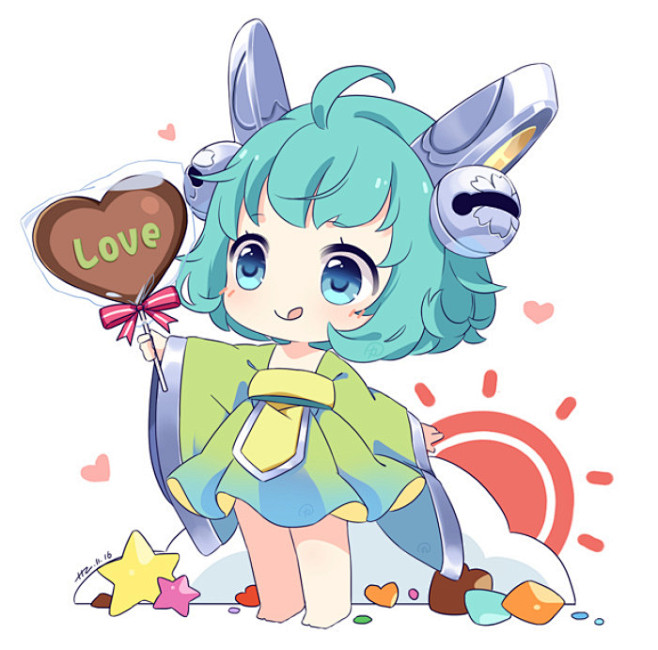 q版萌可爱王者荣耀蔡文姬