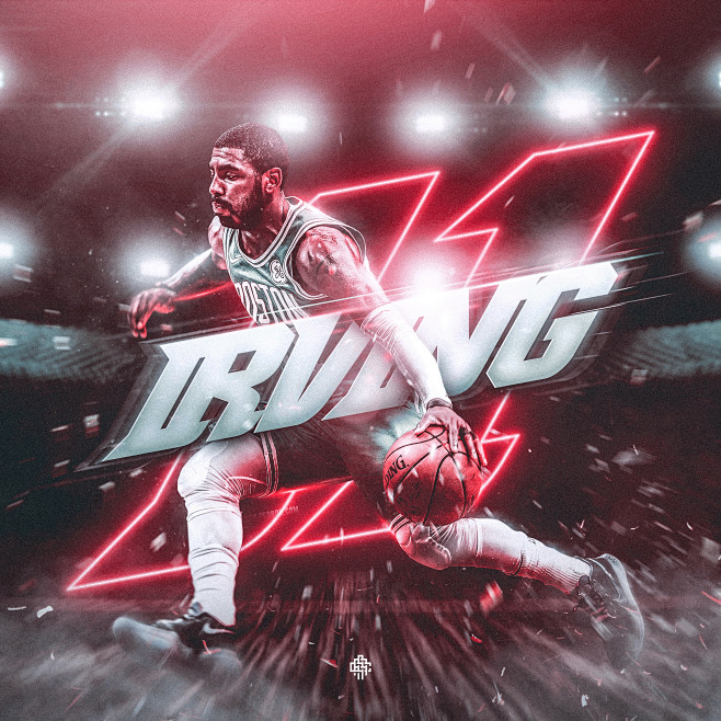nba art kyrie irving kyrie irving#11 x boston celtics