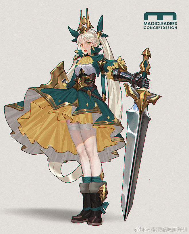 曼奇立德原画培训插画游戏原画角色游戏角色设计角色原画日韩角色