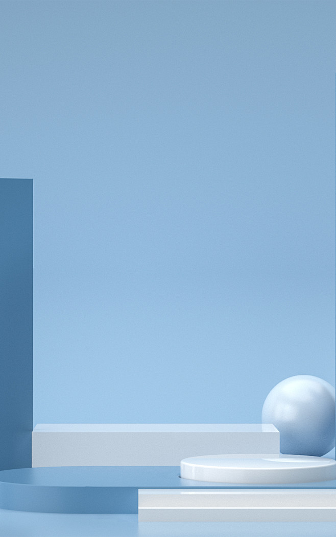 c4d美妆电商banner场景1200x1920