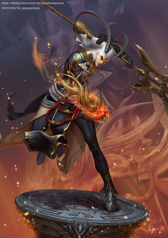 中国风商业插画游戏原画古风人物仙侠玄幻