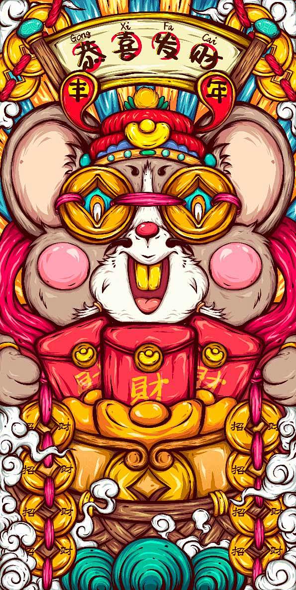 国潮生肖系列东来也