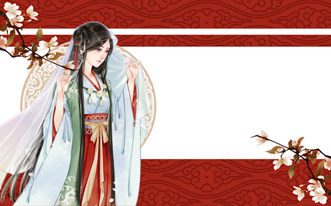 自溶古风底图触漫汤圆可用