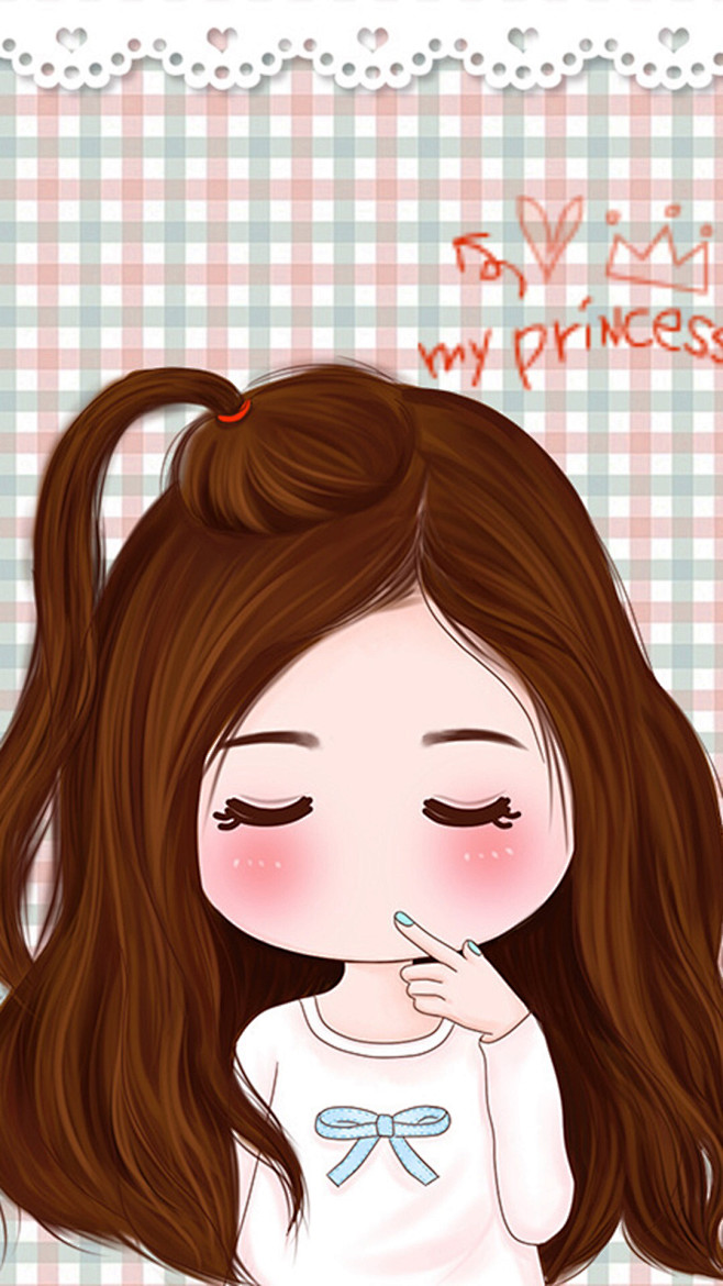 可爱卡通人物我是萌小薇