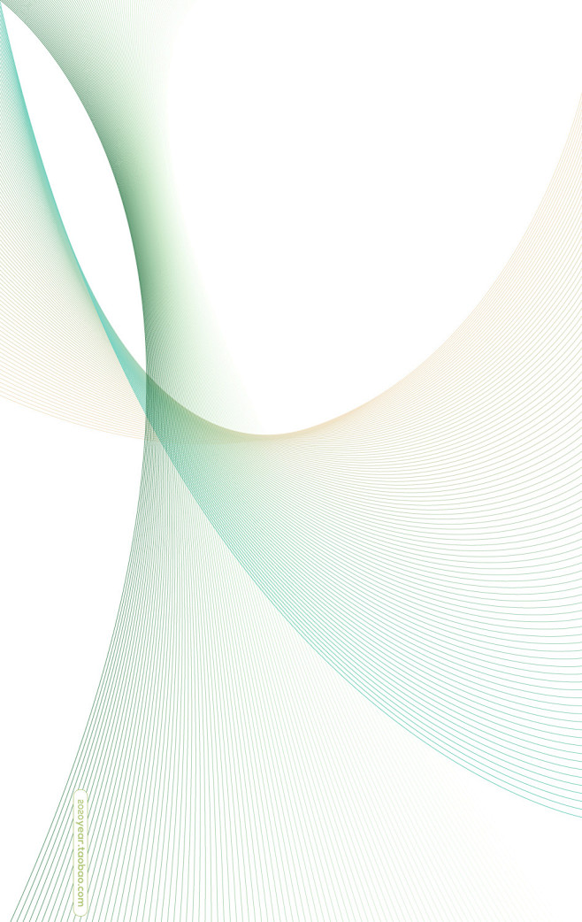 彩色不规则线条放射状曲线ai元素eps矢量