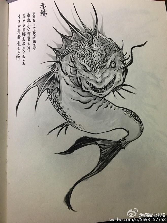 山海经 青丘山 鱬