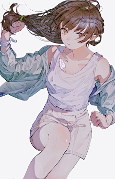 原画人采集到二次元/日韩/伪厚涂插画