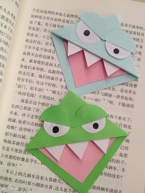 搞怪小恶魔书签的做法