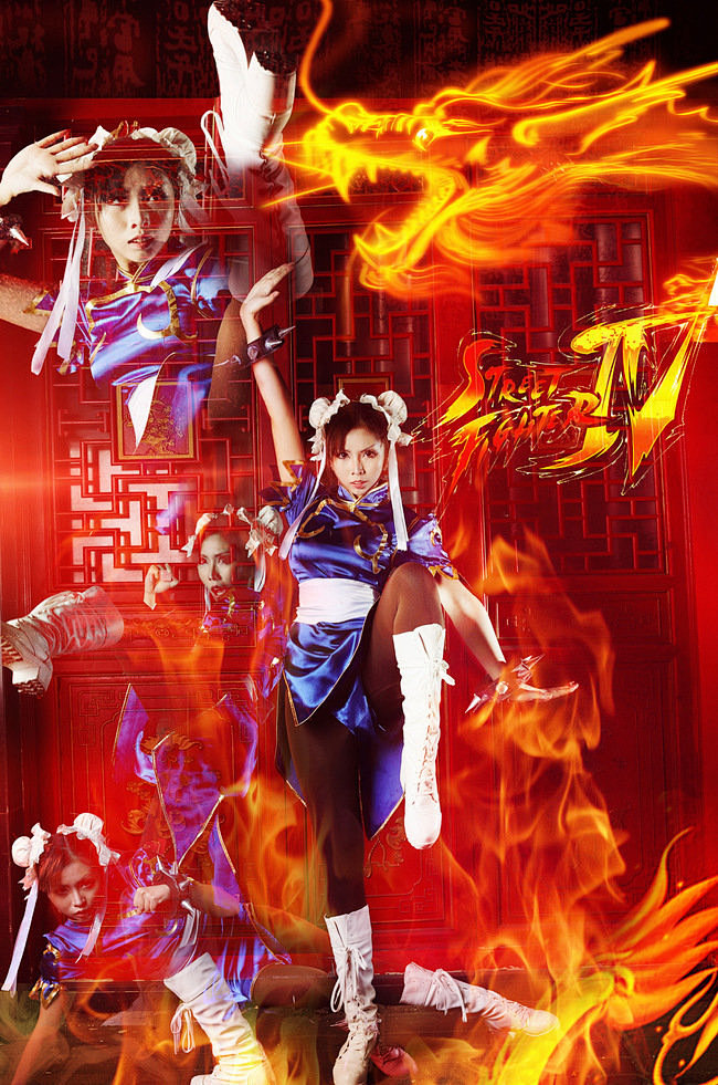 国人美女超炫春丽cos_游戏_腾讯网@@@@@@格斗类夏姬八采同采自games.