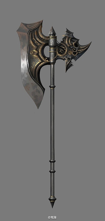 17:41:18武器原画  武器设计 游戏武器武器道具shirley-京同采自weibo