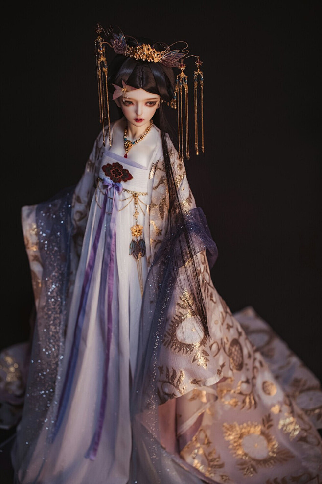 古风美人sd娃娃bjd玩具人偶壁纸萌物