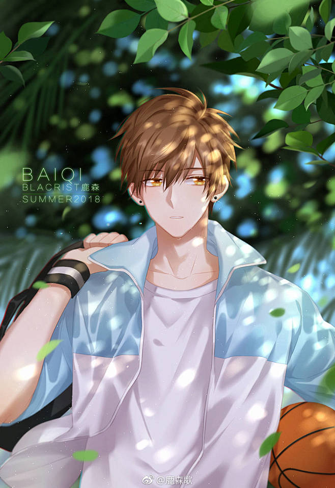 恋与制作人白起绘师鹿森歌