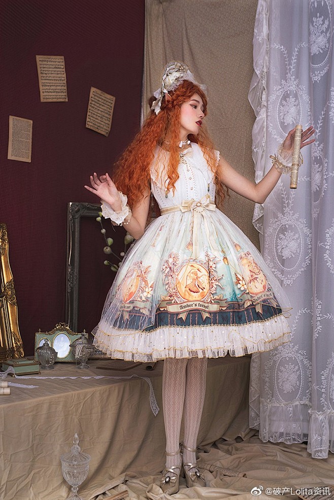 lolita素材第二弹丨女性洋装lolita的设计与搭配素材学习参考素材3