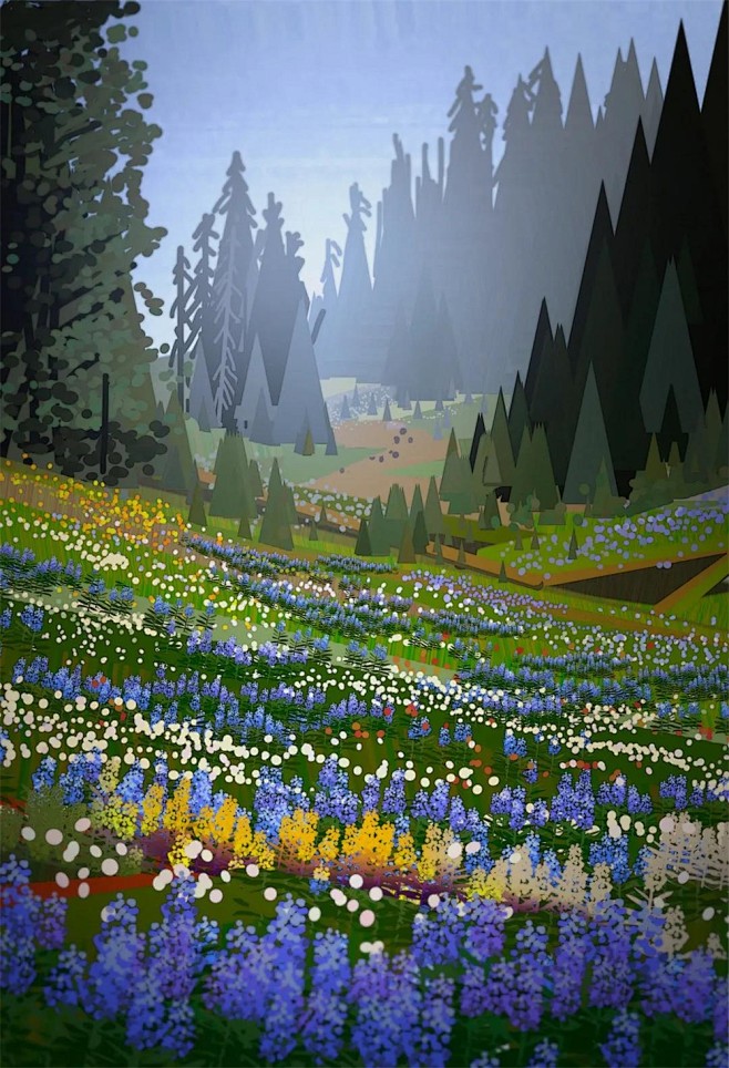 15:49:252款风格清新的景观插图插画鹏然心动2358同采自uiiiuiii