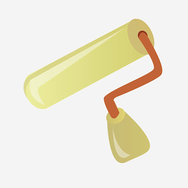 矢量油漆滚轮png素材