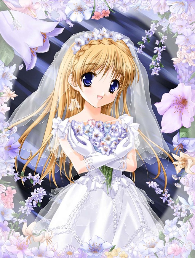 动漫の婚纱