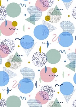 几何图形无规则图形波点