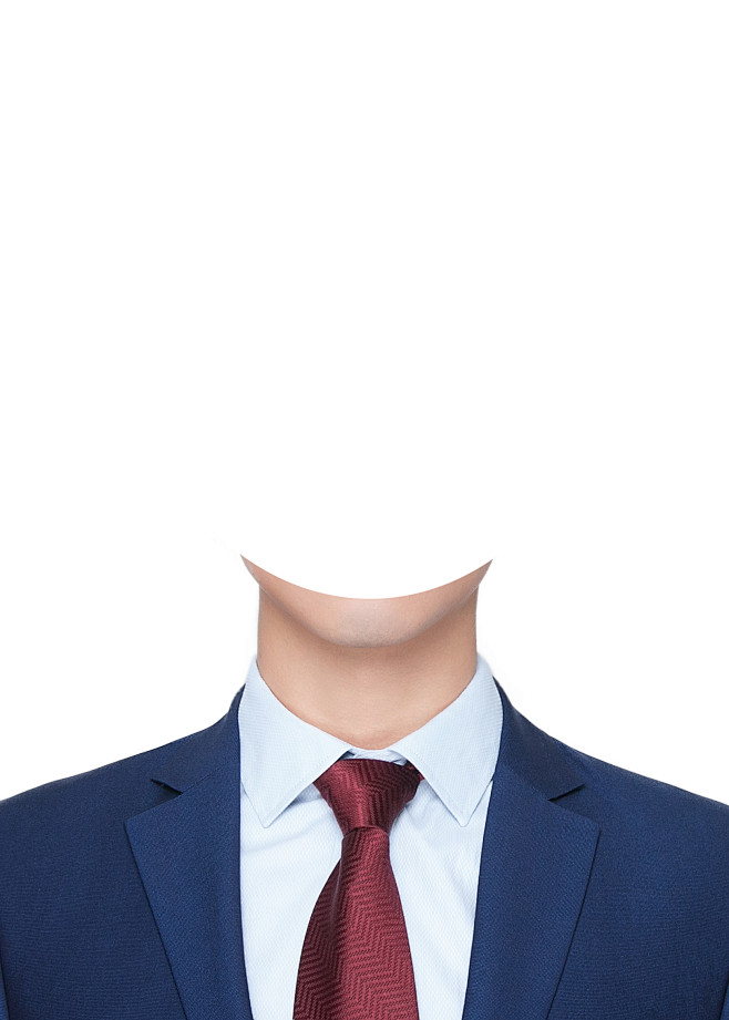 证件照素材五官眉毛素材五官素材8衣服男3