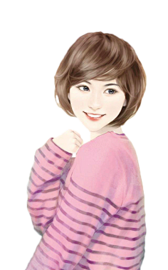 现代女子立绘