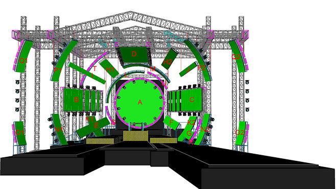舞台音乐会灯光设计setdesign