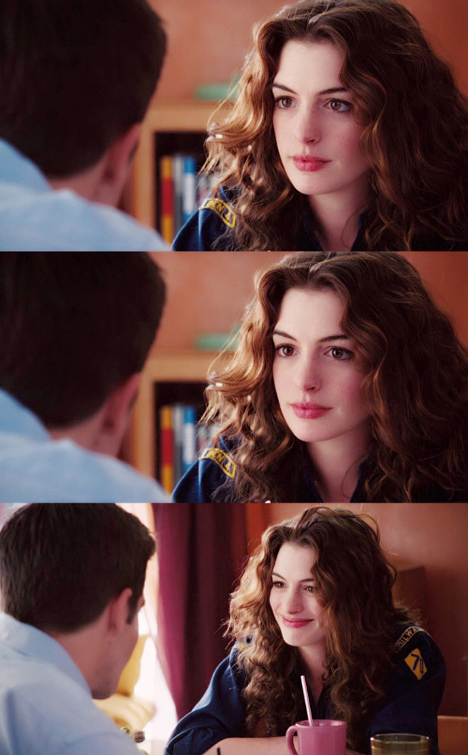 #anne hathaway# 电影截图/你每天遇到千万人 没有一个真正触动你的心