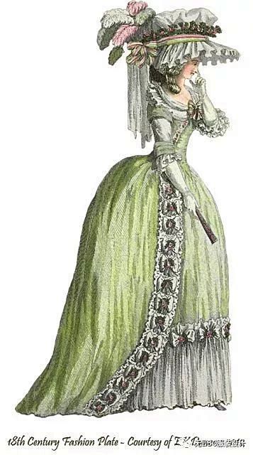 洛可可风格服装效果图合集掌声送给社会人更多独家素材分享欢迎添加