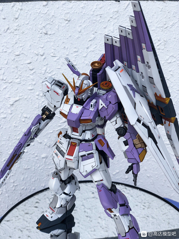 图片追加大量刻线及分色不对称紫色rg牛水贴和红色漆都是荧光的腰疼