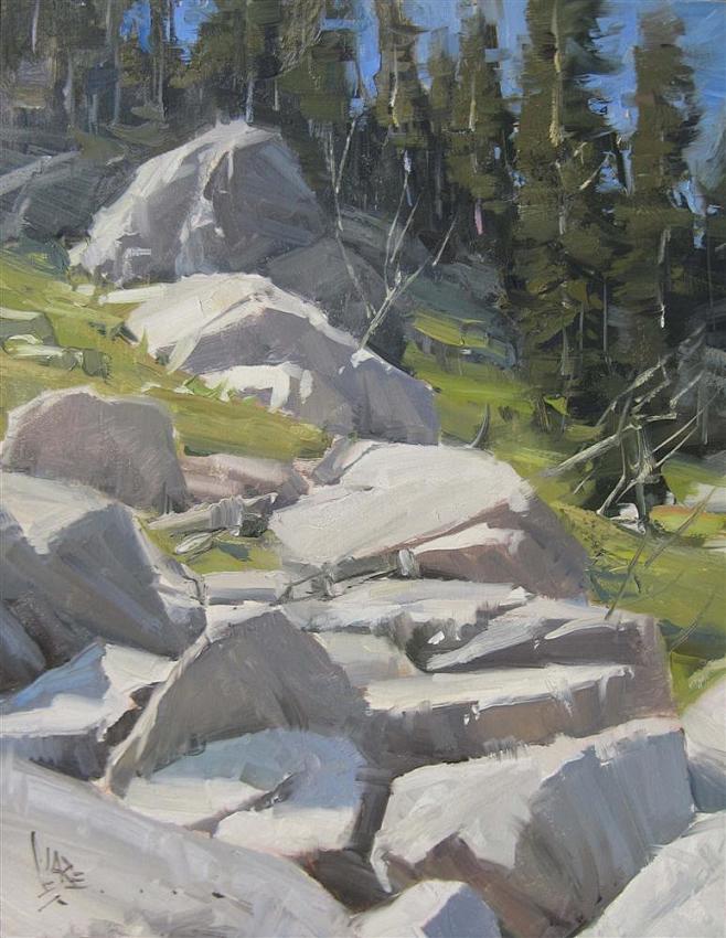 岩石原画山石原画石头原画来自cgbookcn389