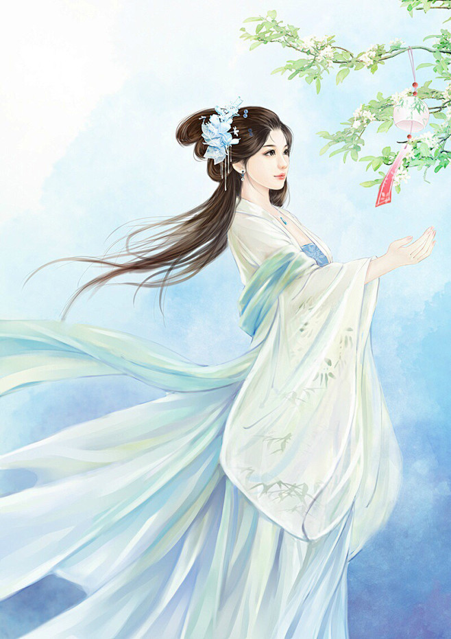木子祭绘古风手绘美人