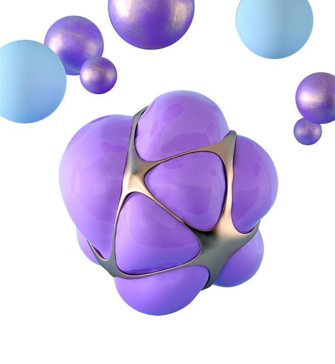 三维球体创意海报合成元素png