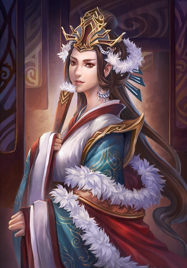 蕶喥﹖`▓│通过分享按钮采集于2014-05-30 21:06:23吴夫人霸三国ol蕶