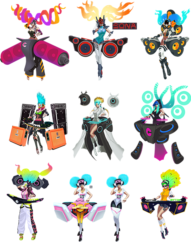 琴瑟仙女娑娜dj终极皮肤设计方案图