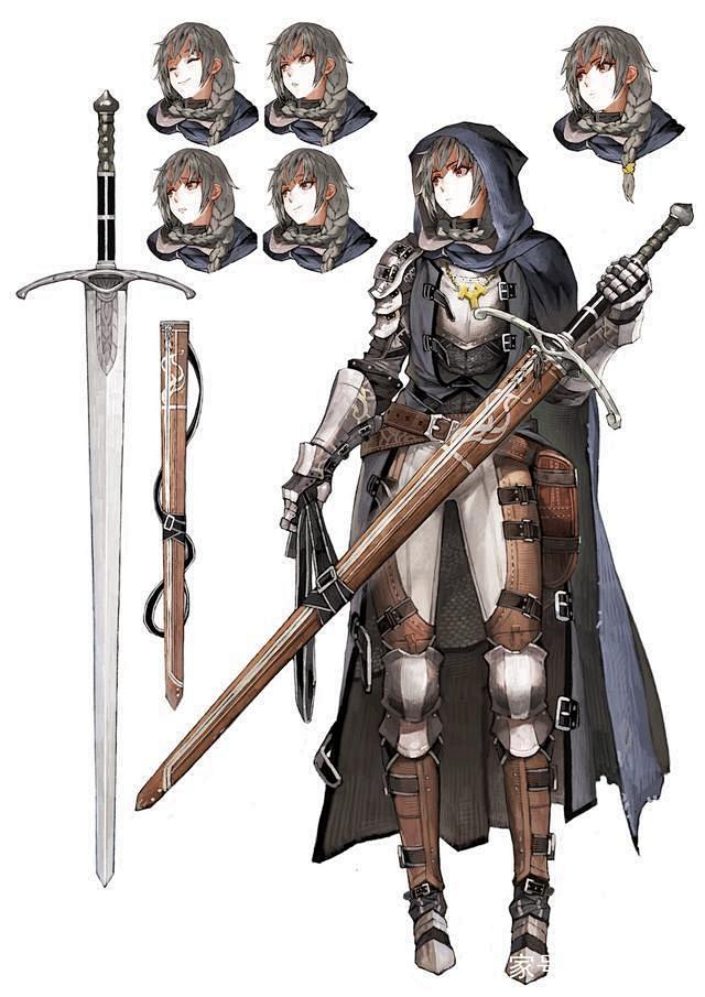 全副武装却很可爱这些中世纪美少女让我心动了