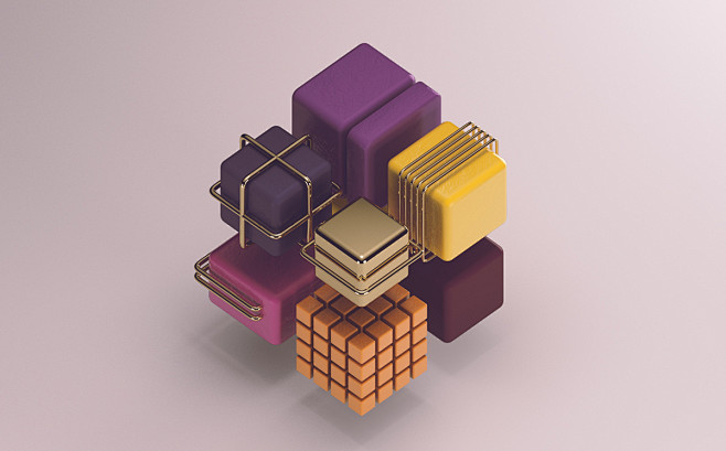c4d建模3d模型参考图卡通c4d渲染场景建模产品海报动物创意c4d参考图